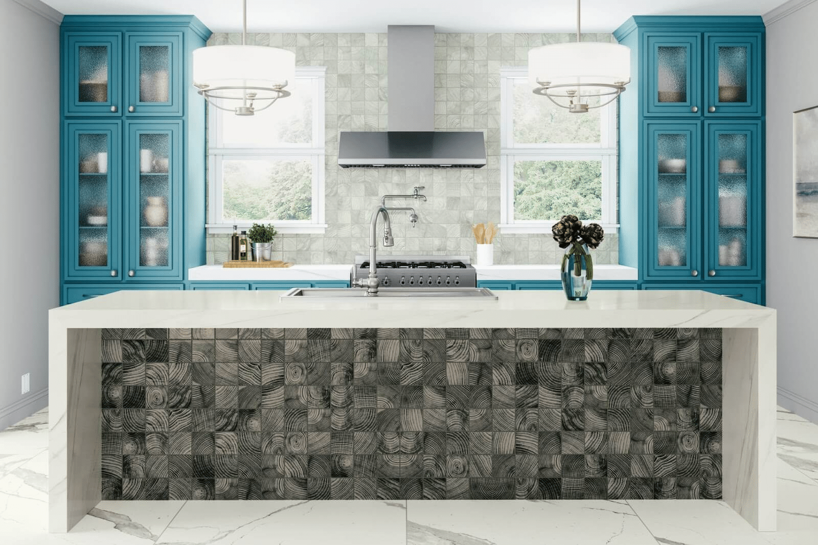 1646048416 497 A Tiled Kitchen Island Might Just Be Your Next Kitchen 