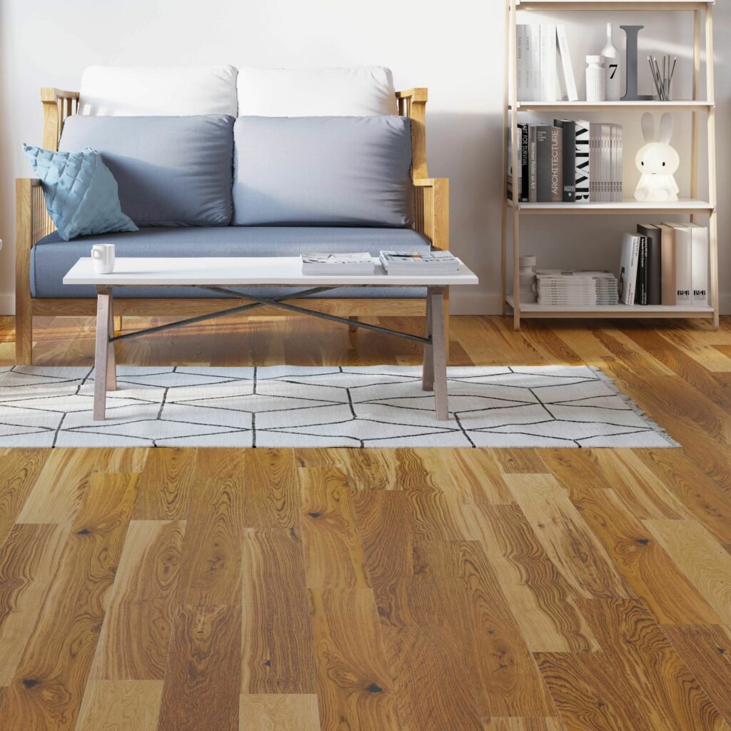 grande golden brown oak engineered wood flooring